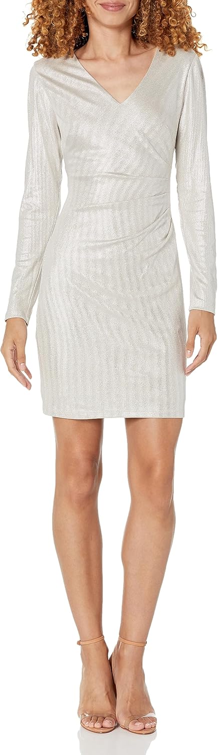 GUESS Women's Long Sleeve Sheath Dress - Sithimy.com