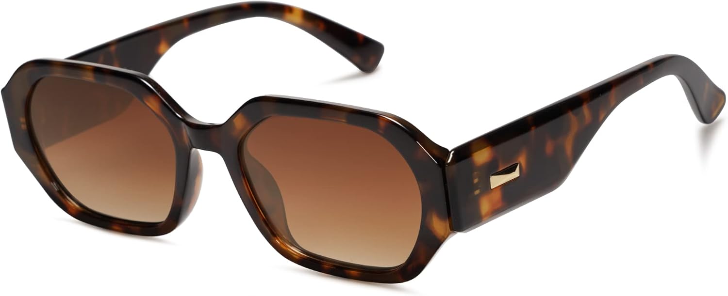 SOJOS SJ2206 Retro Square Cat Eye Sunglasses For Women  display picture 3