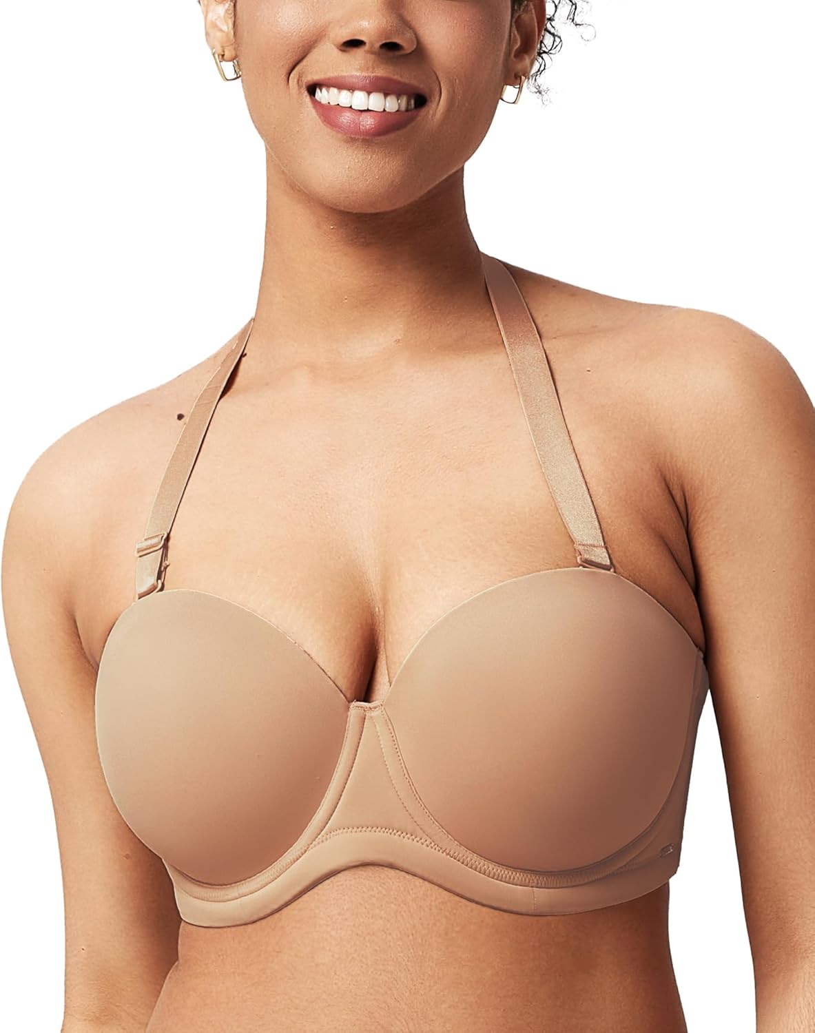 Lemorosy Women's Front Closure Wireless Cotton Bra - Unlined, Full Coverage, Everyday Comfort