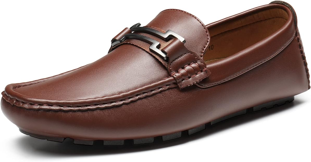 Bruno Marc Men's Penny Loafers Moccasins Shoes