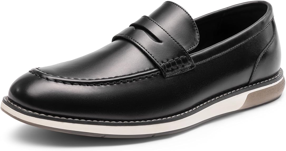 पुरुषों के जूते Bruno Marc Men's Dress Penny Loafer