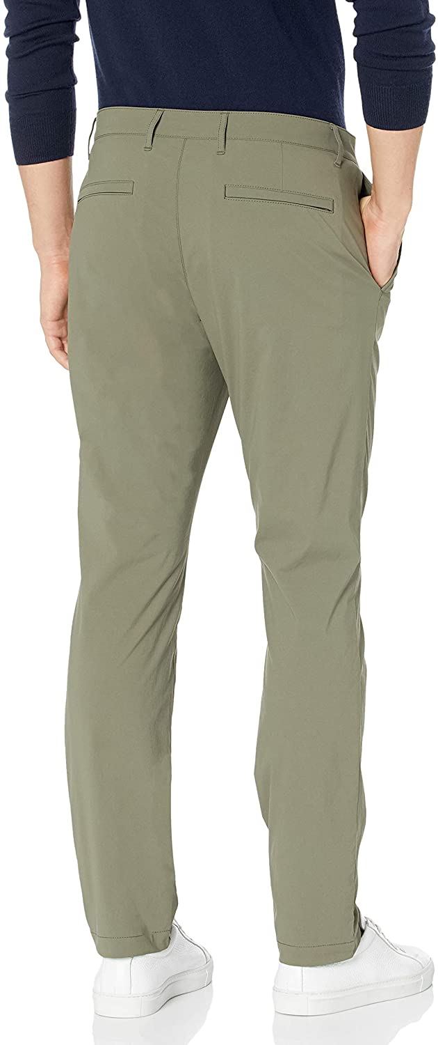 mens slim tech chino