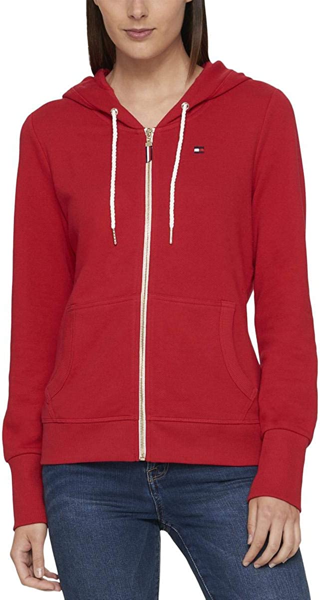 Tommy Hilfiger Zip-up Hoodie – Classic Sweatshirt for Women with