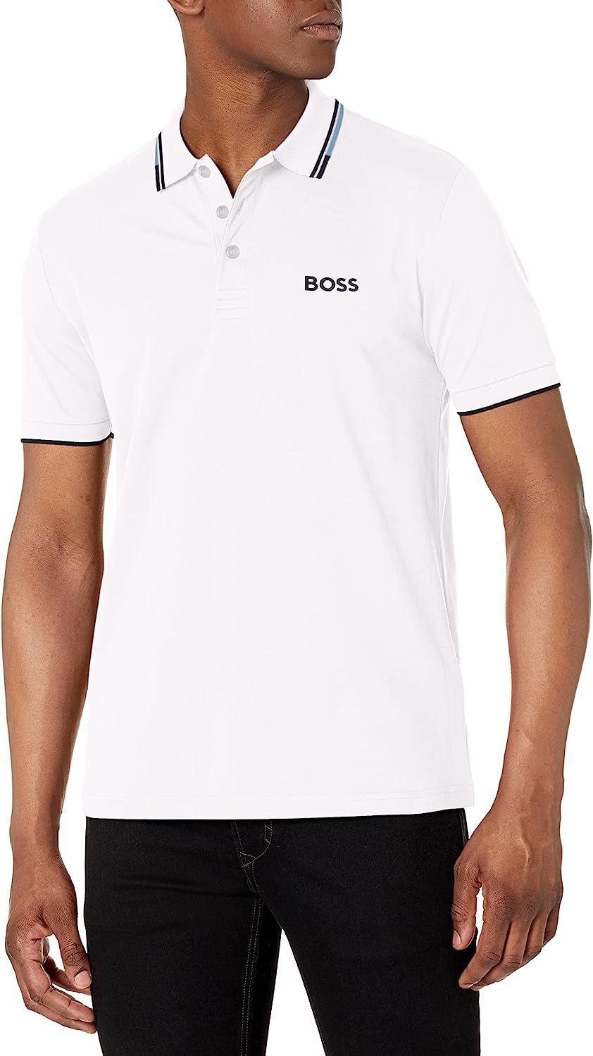 BOSS Men's Sporty Regular Fit Cotton Polo Shirt