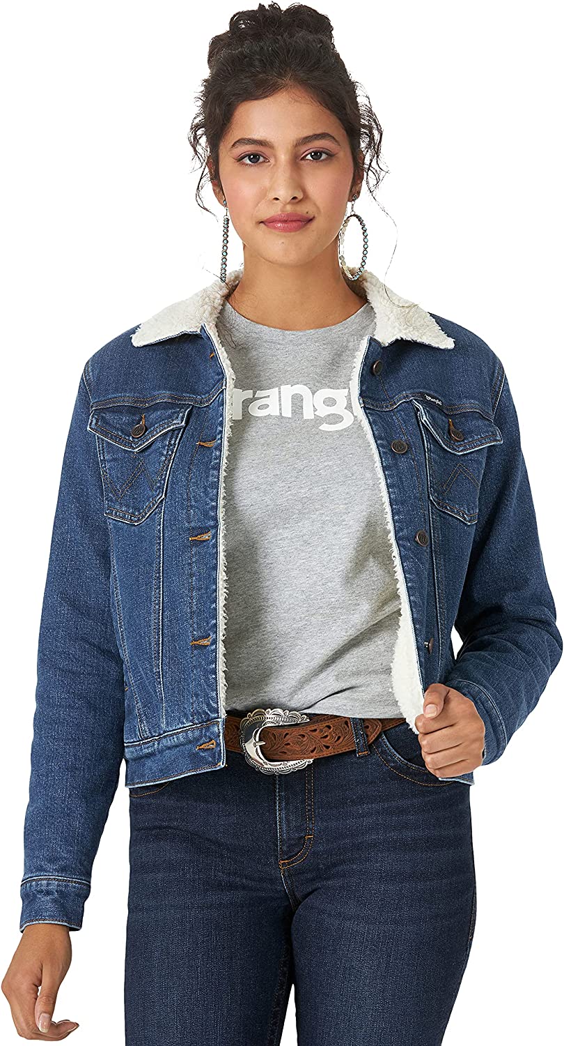 Giacca In Denim Stretch Wrangler Donna - Elasticizzata, 98% Cotone - Foto 4