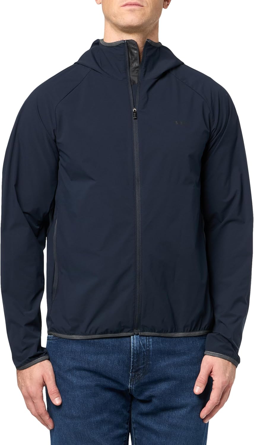 Jacket Homme BOSS Men's Lightweight Water Repellent Zip Up