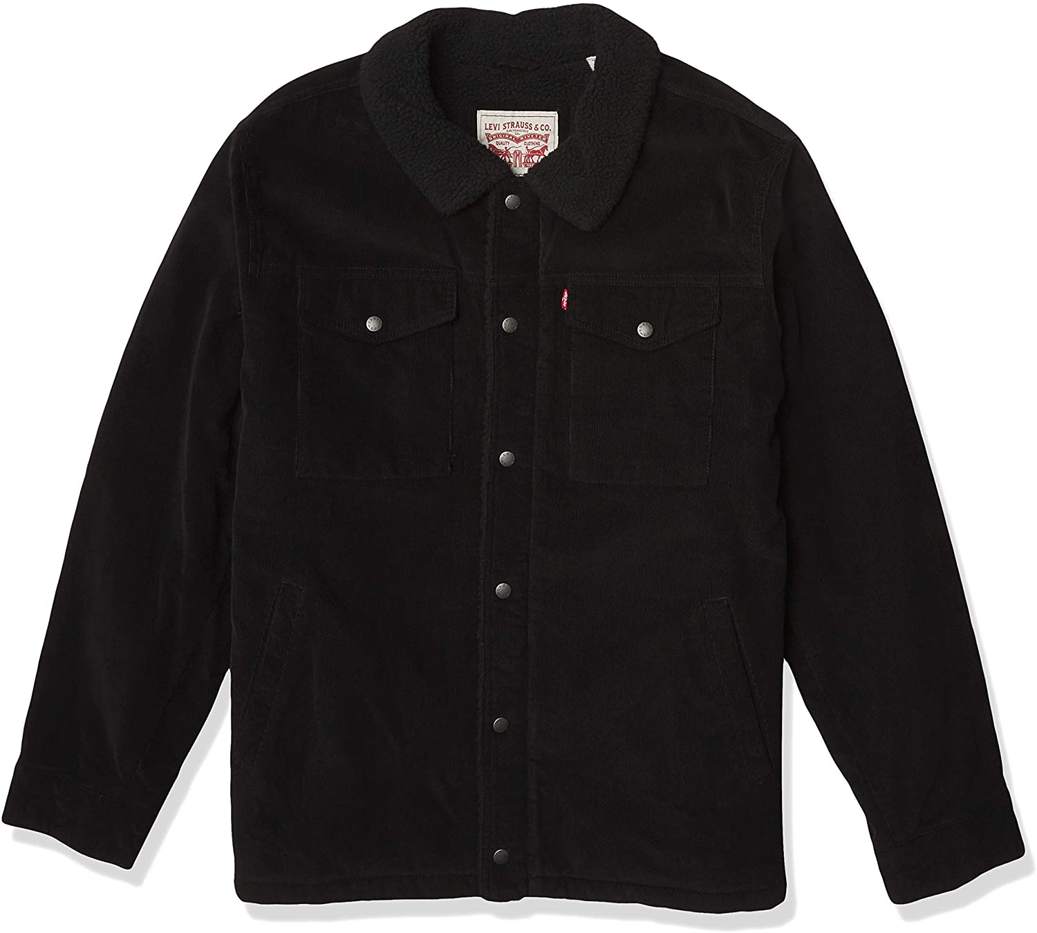 Black levi corduroy jacket hot sale