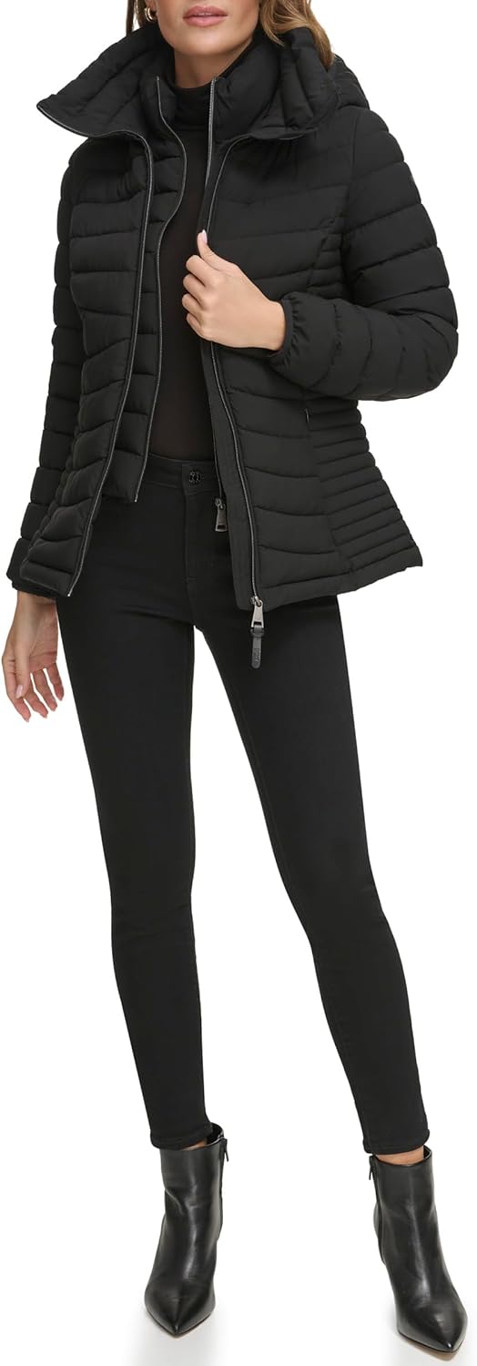 Doudoune Femme Blanche DKNY, Taille L - Neuve Avec étiquettes