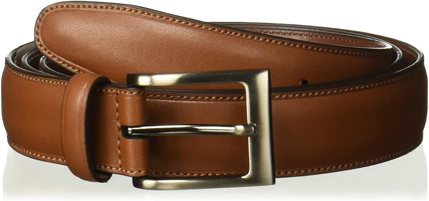 Perry Ellis Portfolio Men's Leather Belt - Brown - Size 30