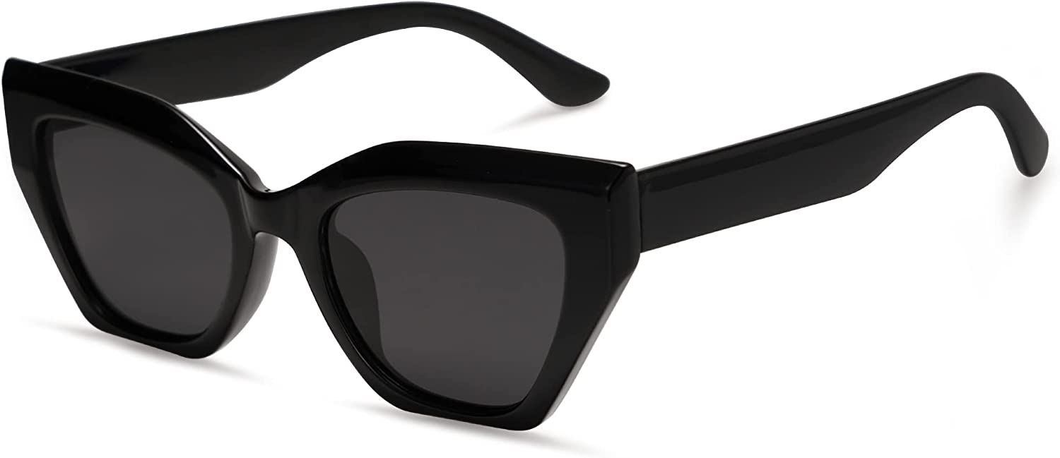 Classic cat Eye Polarized Outdoor Sunnies Sunglasses BRMHDY Oversized Cat Eye Sunglasses for Women Fashion Big  main image 2